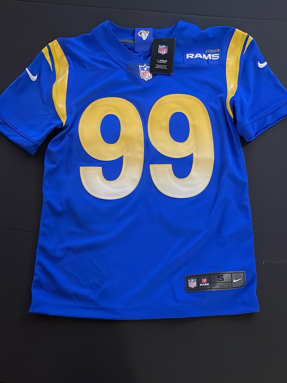 Nike NFL Players Royal Blue Jersey Patch Detail